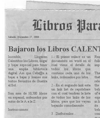Mas de 10.500-Libros  Llegar y Bajar